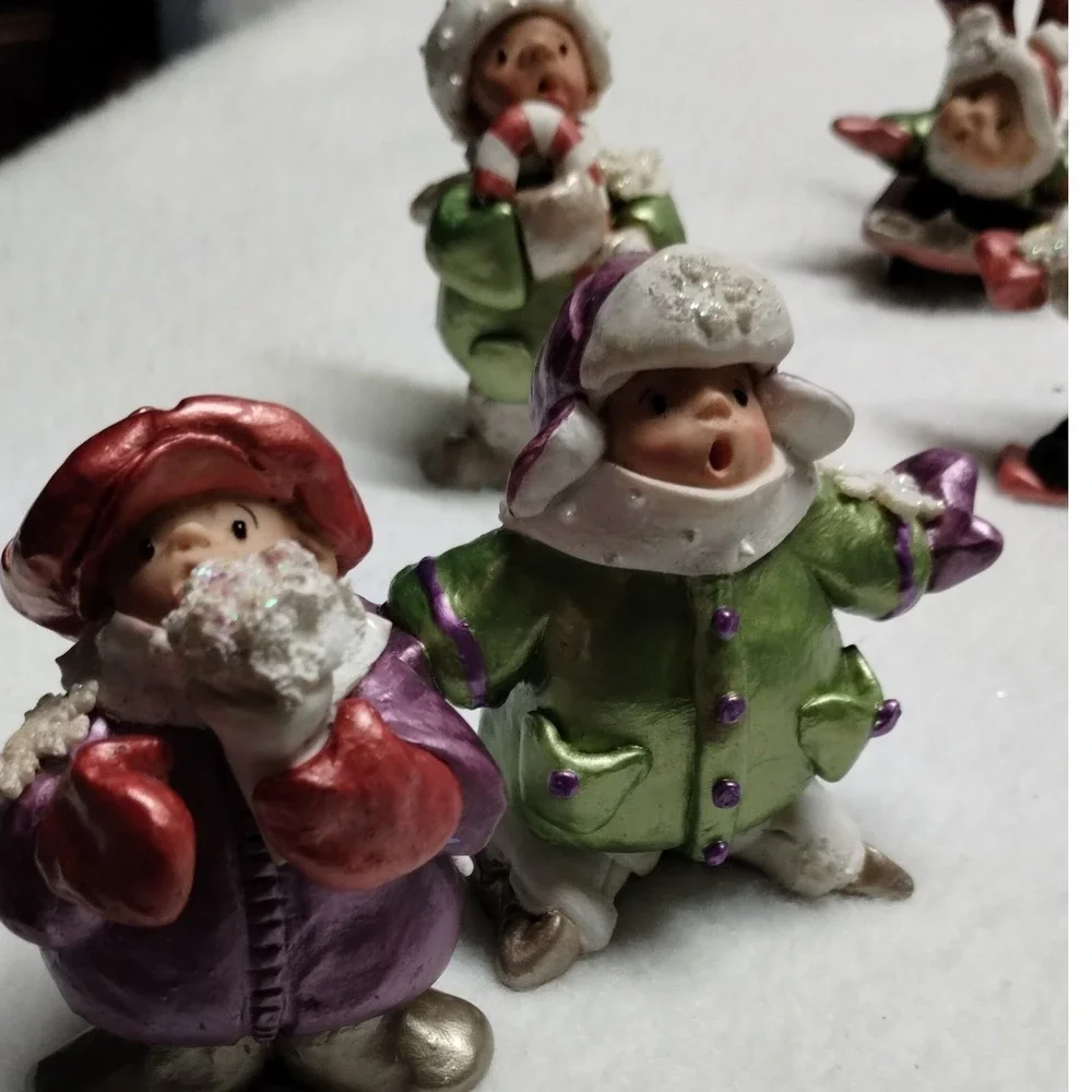 Lil' Bundles of‎ Joy Figurines Set | 11 Pc Vintage 2003 Coyne's & Co Christmas